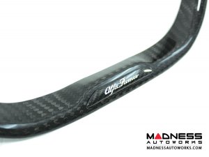 Alfa Romeo 4C Steering Wheel Trim - Carbon Fiber - Steering Wheel Badge Alfa Romeo 4C Steering Wheel Trim - Carbon Fiber - Steering Wheel Badge